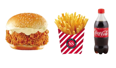  Chicken Burger Combo-1