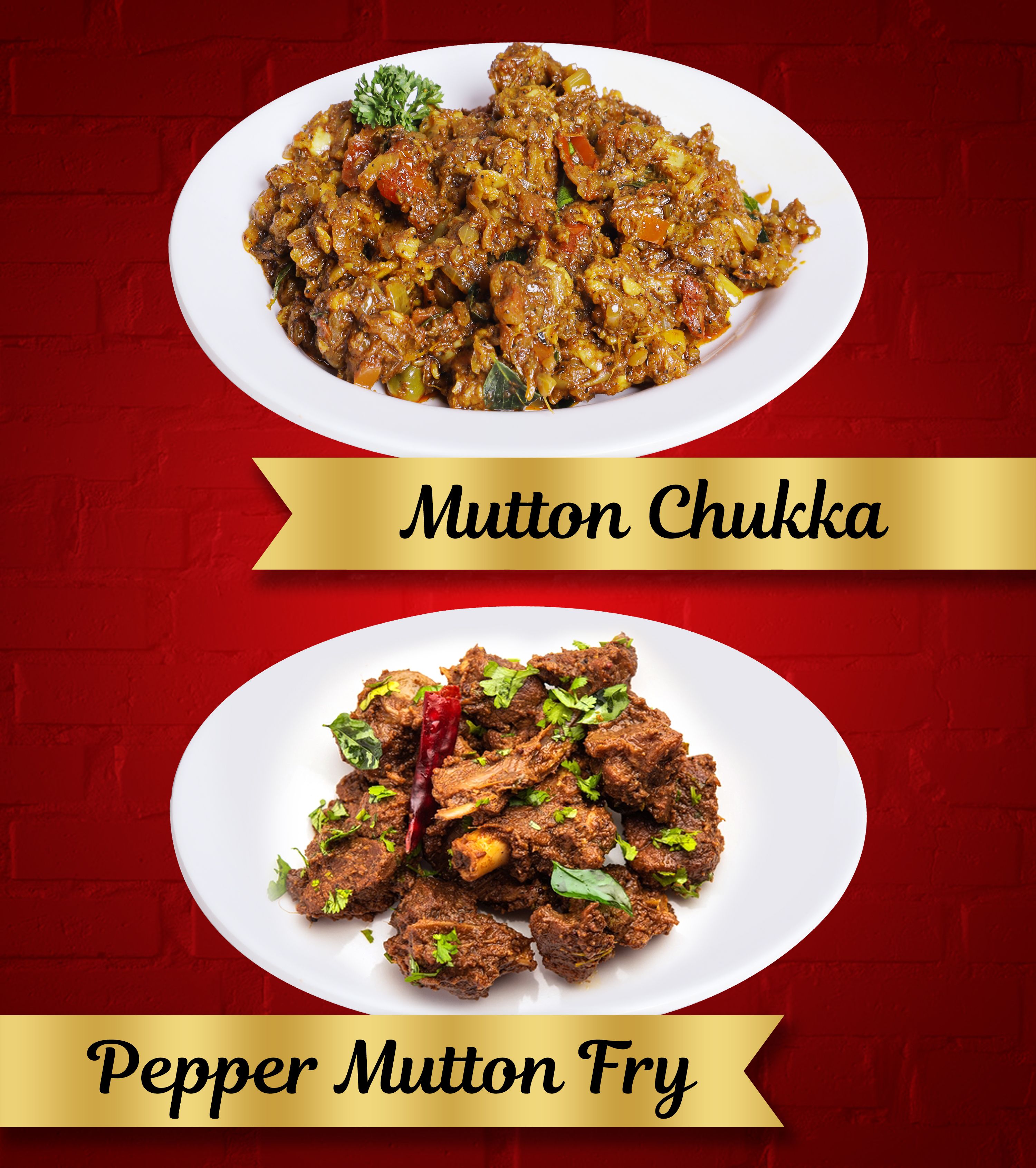 Indian Mutton Dry & Gravy