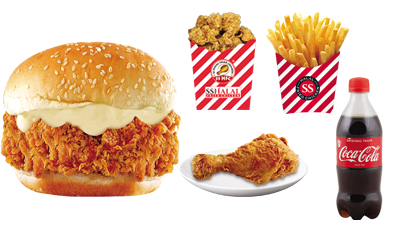 Crispy Burger Combo - 3